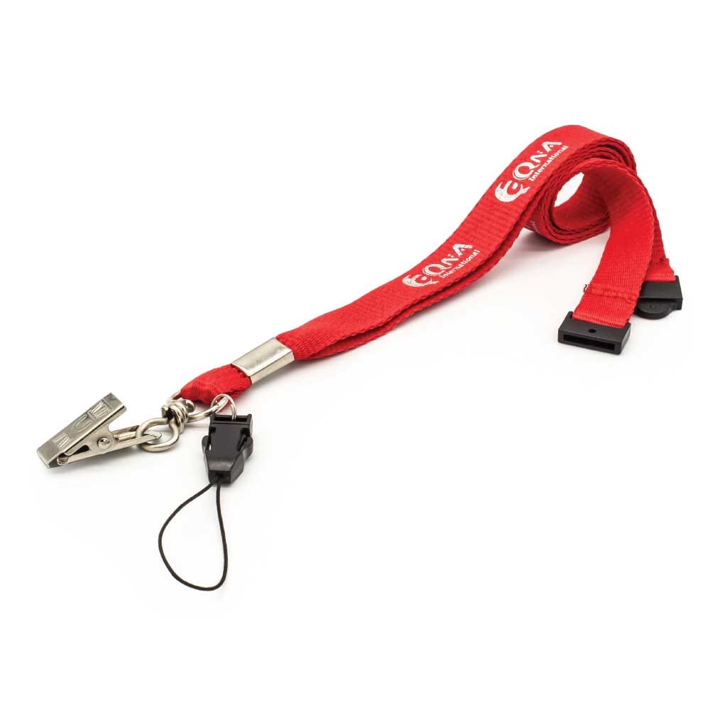 Promotional Lanyards with Clip and Mobile Holders 7