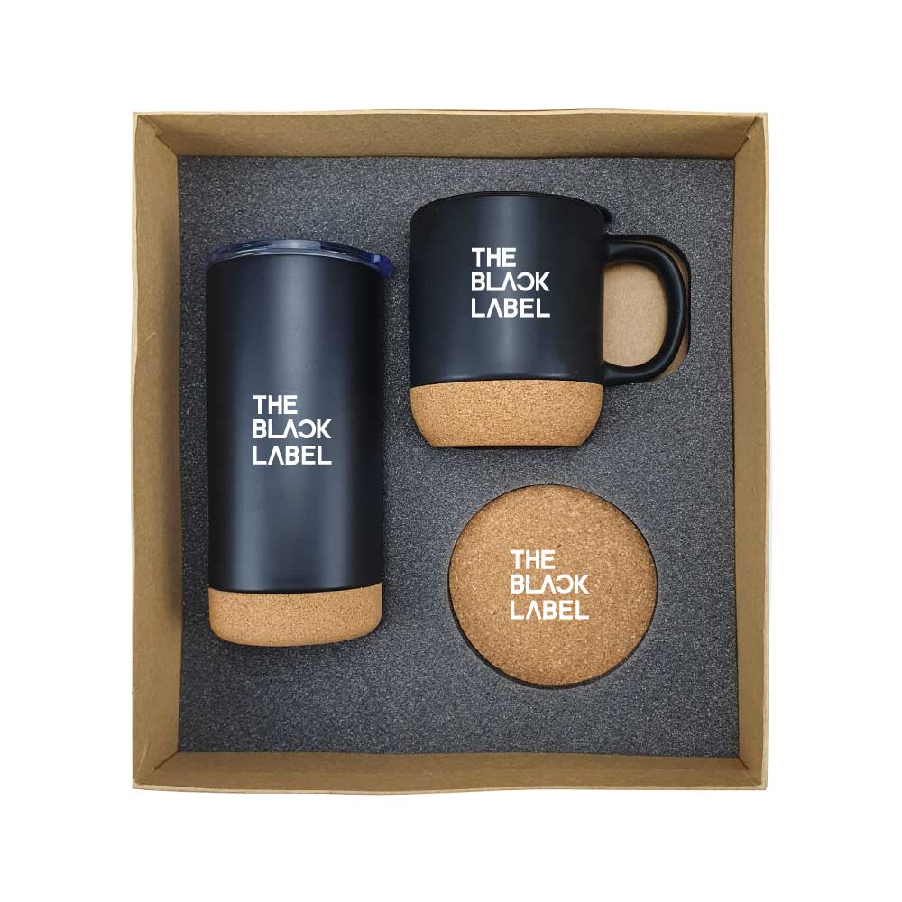 Cork Drinkware Gift Sets in a Cardboard Gift Box 2