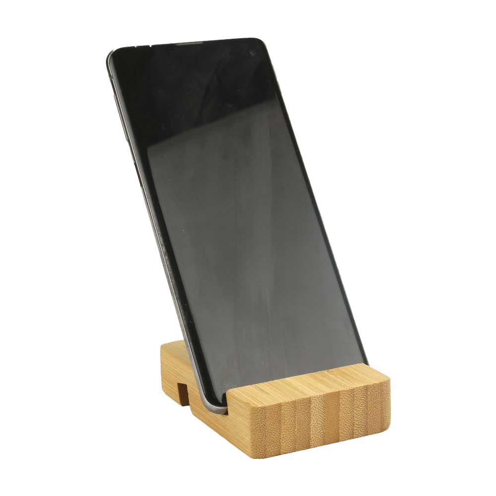 Bamboo Phone Stands with Two Different Slots 4