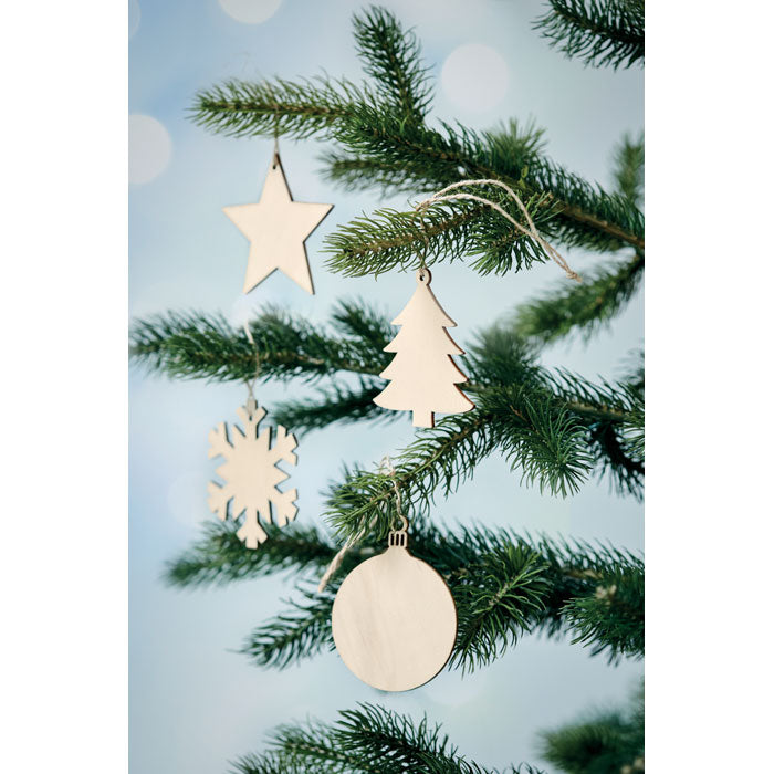 Wooden Tree bauble hanger 3