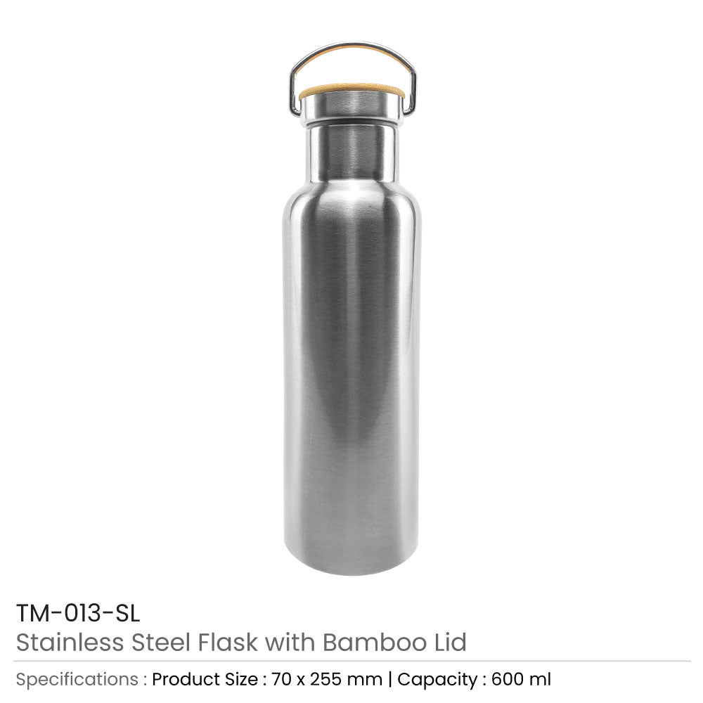 Stainless Steel Bamboo Flask 3