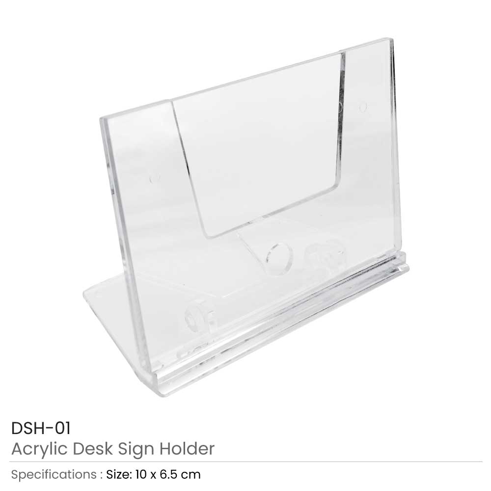Acrylic Desk Sign Holders 2