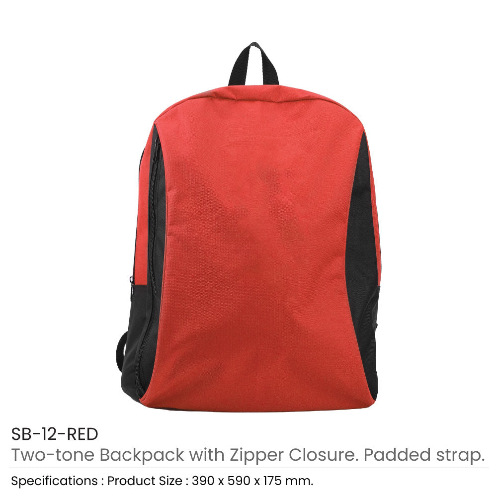 Two-toned Backpacks 600D Polyester Material 5
