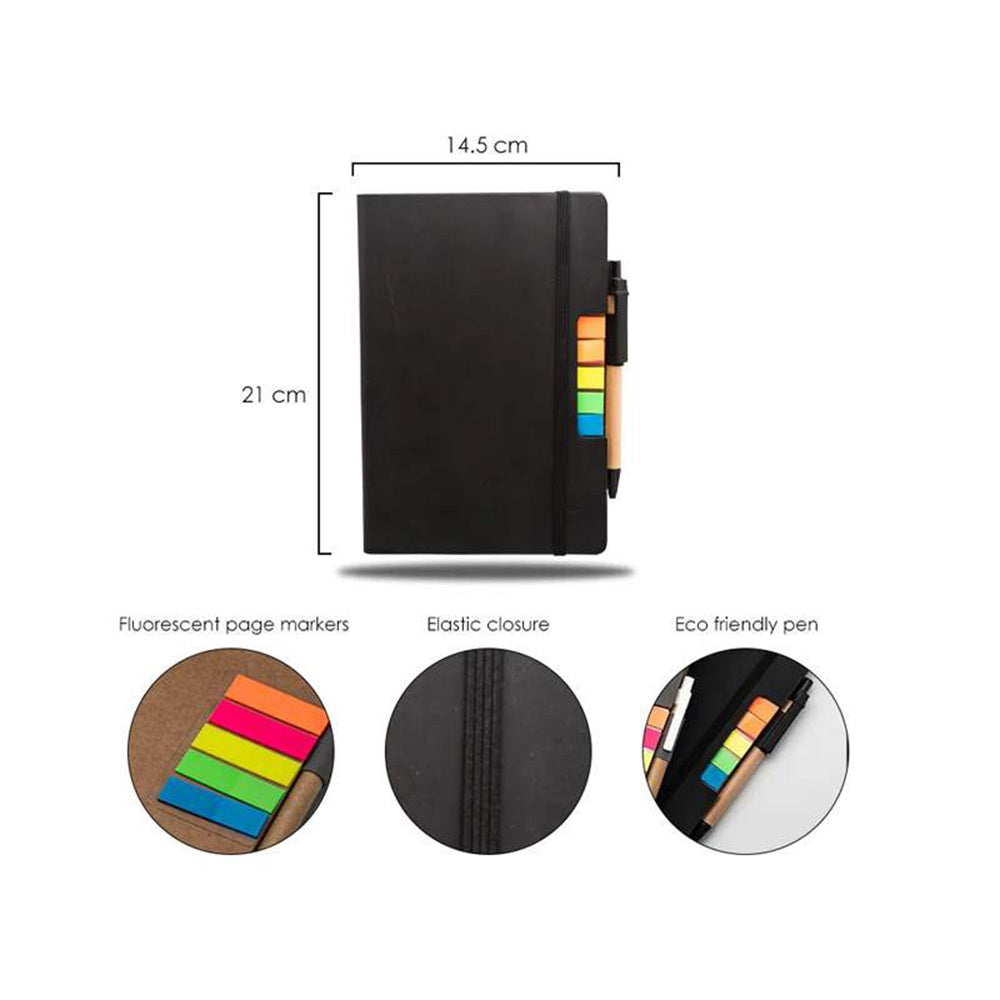 A5 Notebook with Matching Eco-Friendly Pen 2