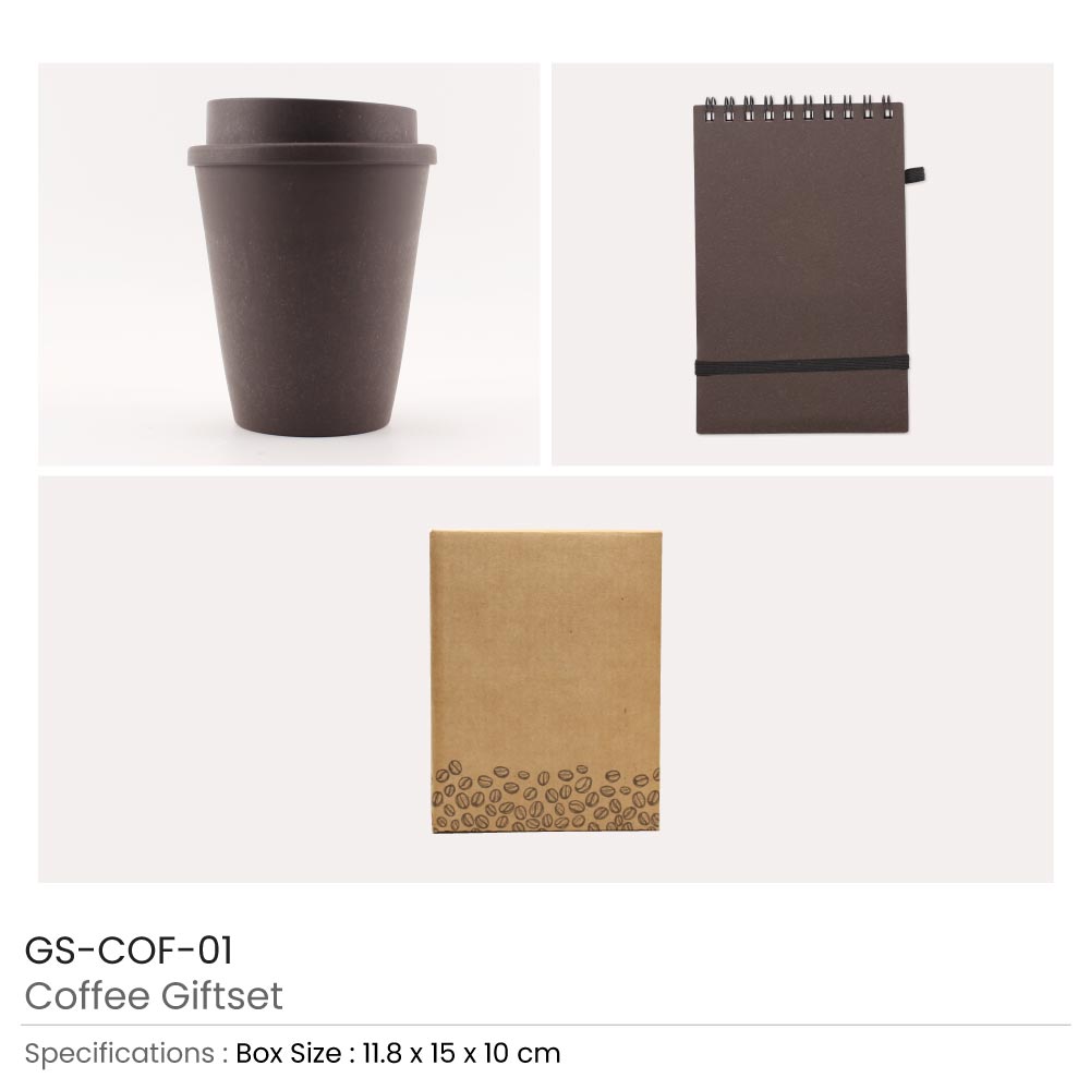 Coffee Gift Sets with Cup, Notepad, and Pen 2