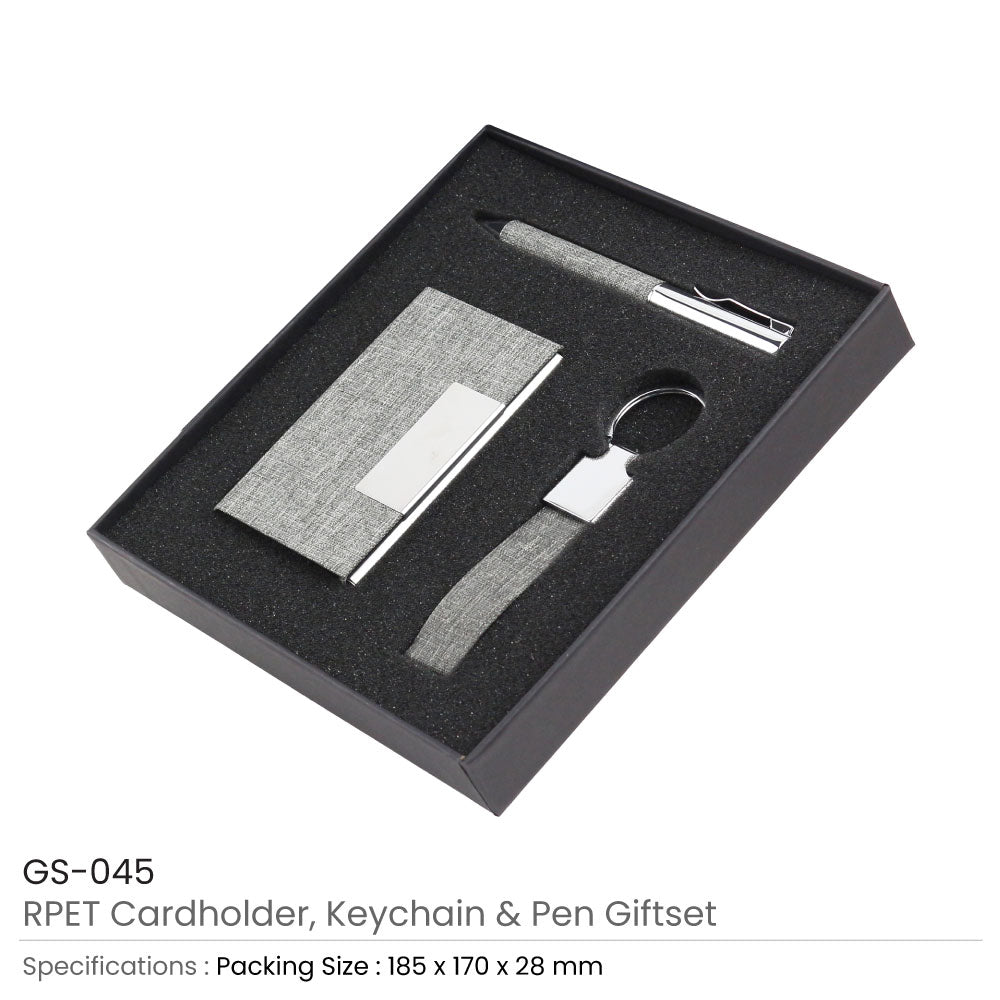 Promotional RPET Gift Sets with Black Cardboard Gift Box 4