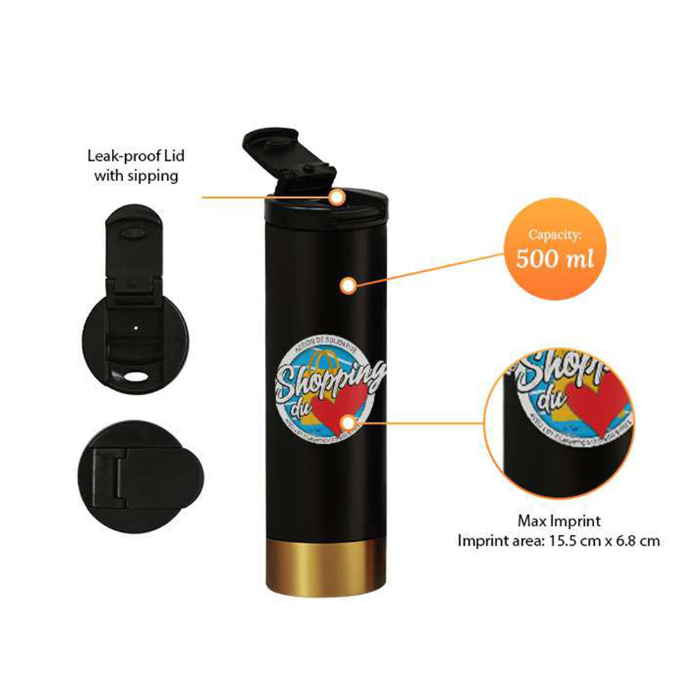 Combistar Lux Gift Set With 350ml Tumbler with handle & 500ml Flask with sipping 4