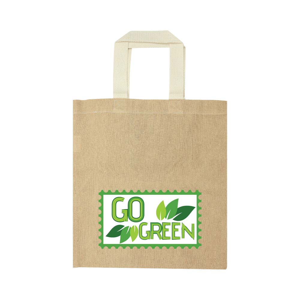 Cotton Like Jute Bags with Webbing Handle 250 GSM 2