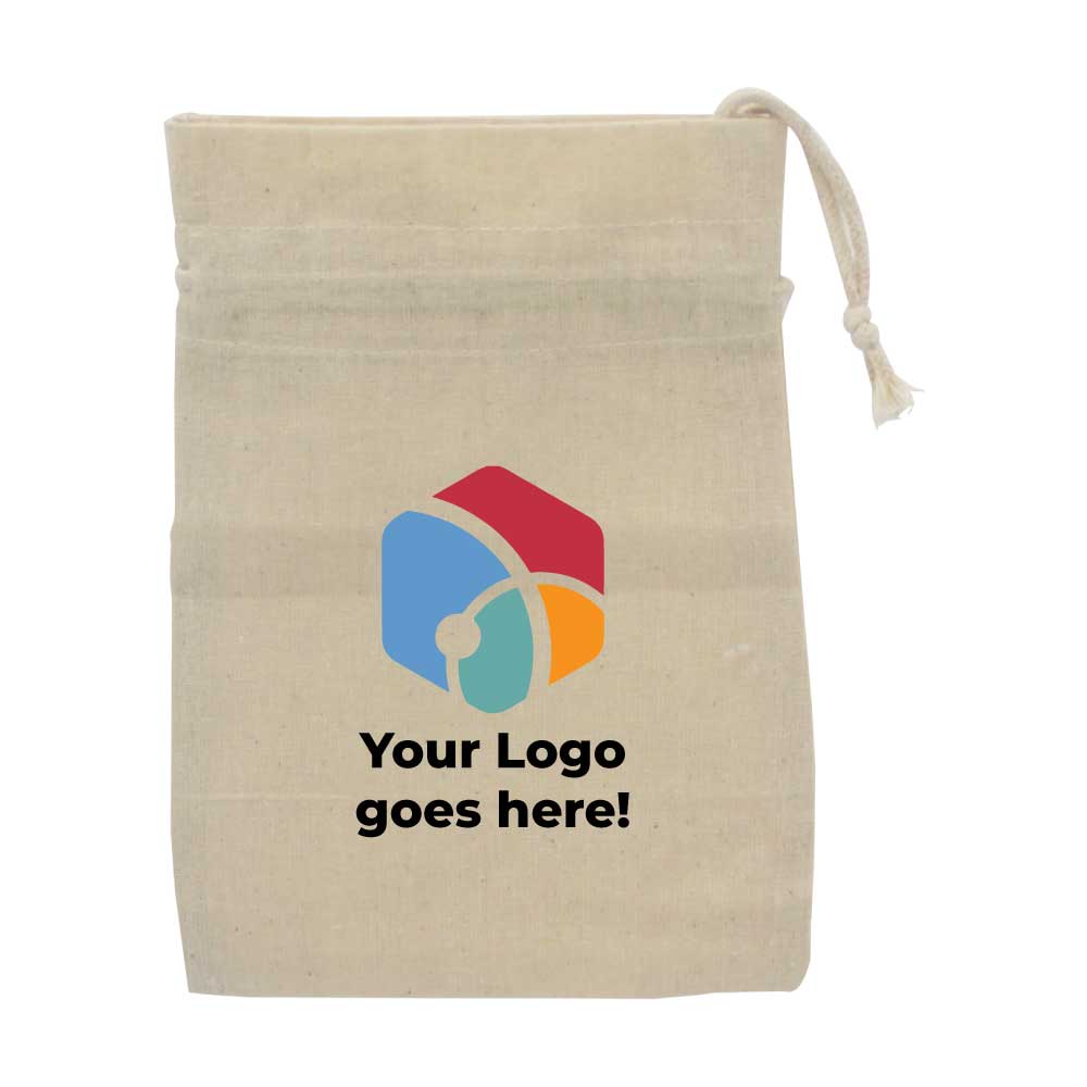 Drawstring Cotton Pouch Bags 2