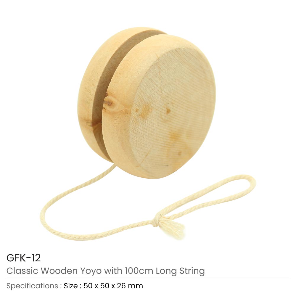 Classic Wooden Yoyo 100cm Long String 4