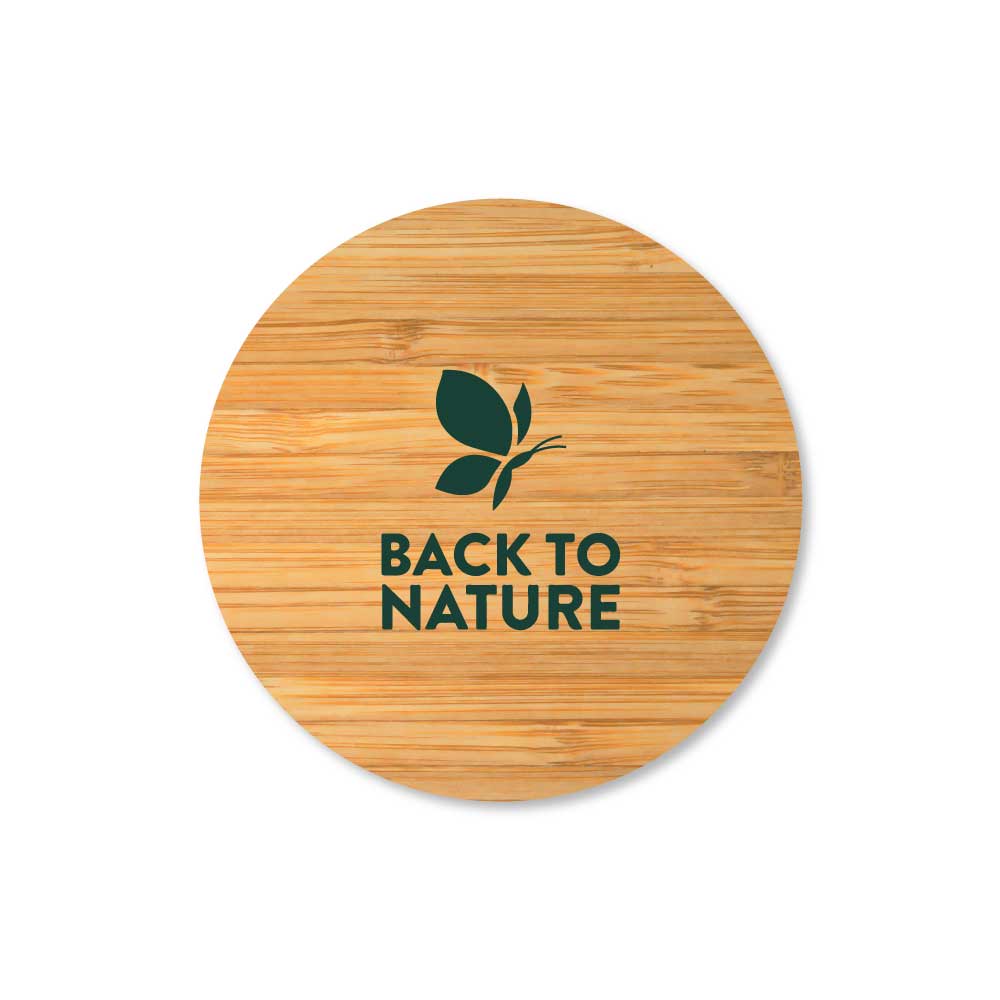 Clear Glass Mug with Bamboo Lid and Spoon 2