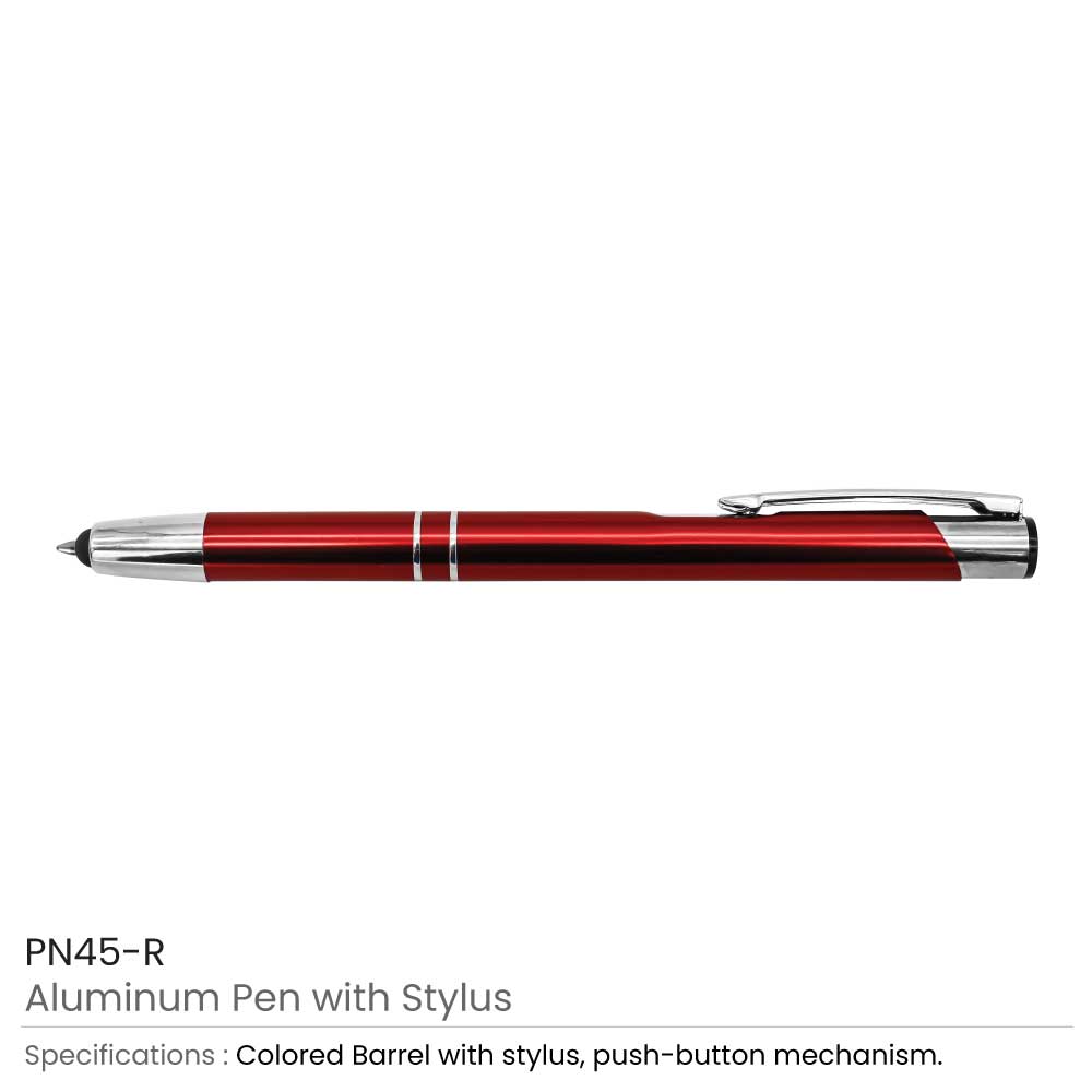 Aluminum Pens With Stylus 2