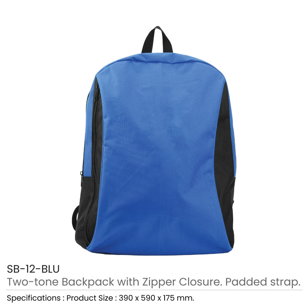 Two-toned Backpacks 600D Polyester Material 2