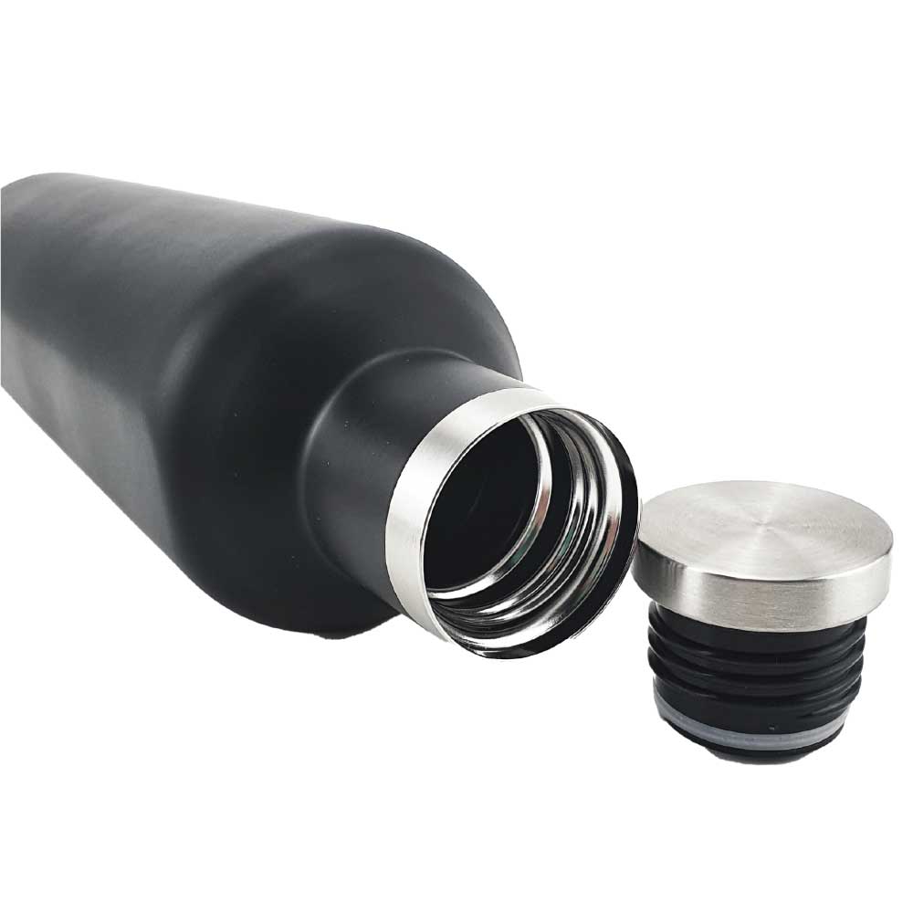 Matte Black Stainless Steel Bottles 500ml 3