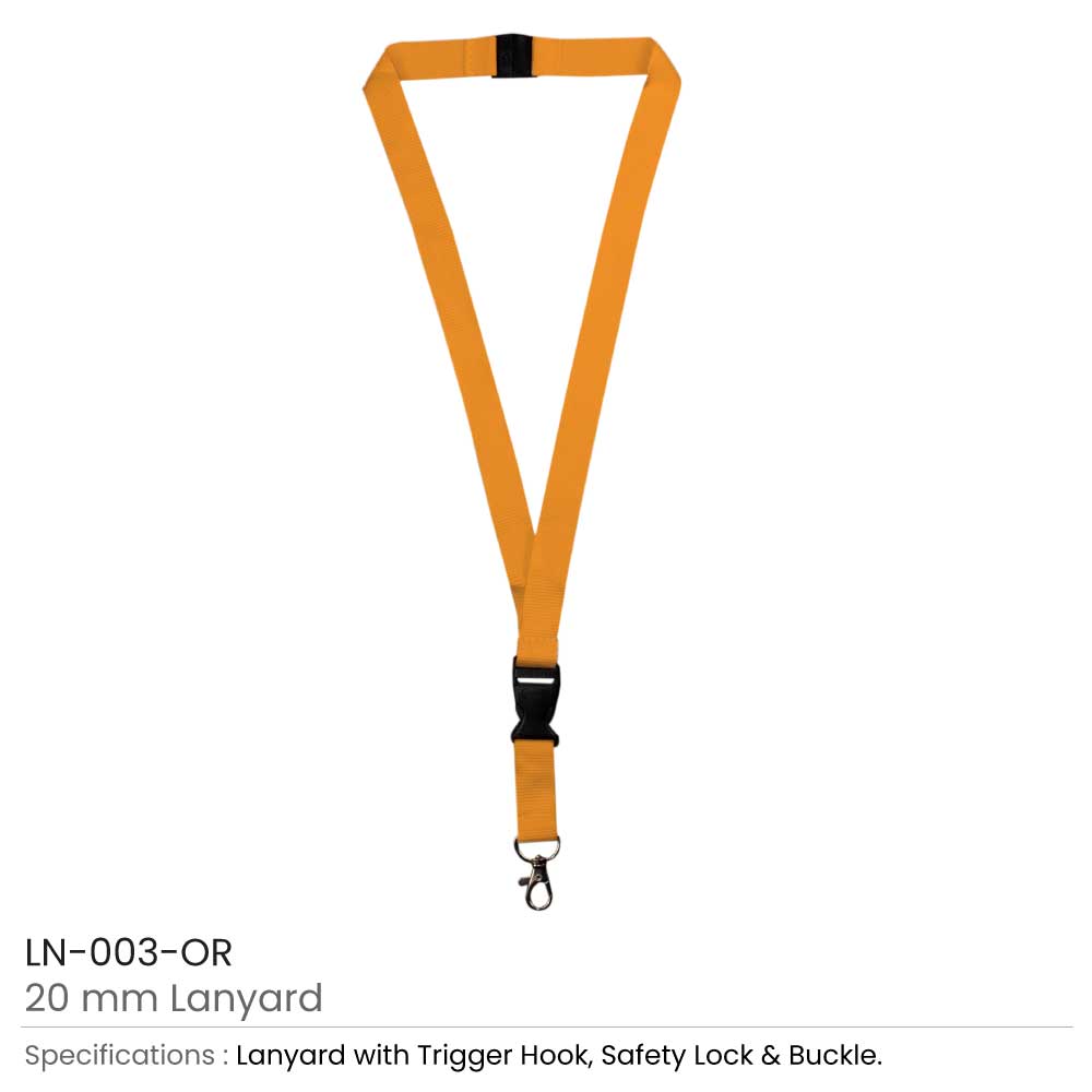 Lanyards with Hook, Safety Lock, and Buckle 5