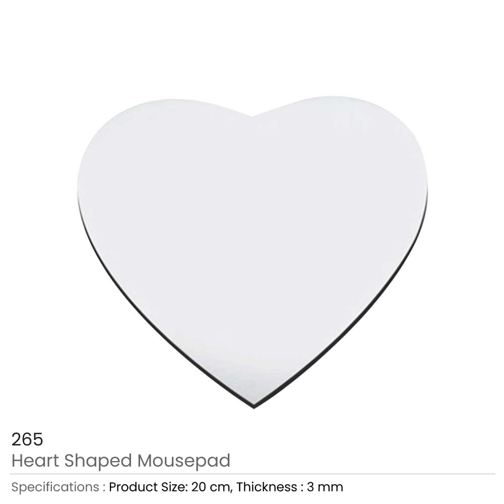 Heart Shape Mouse Pads 3