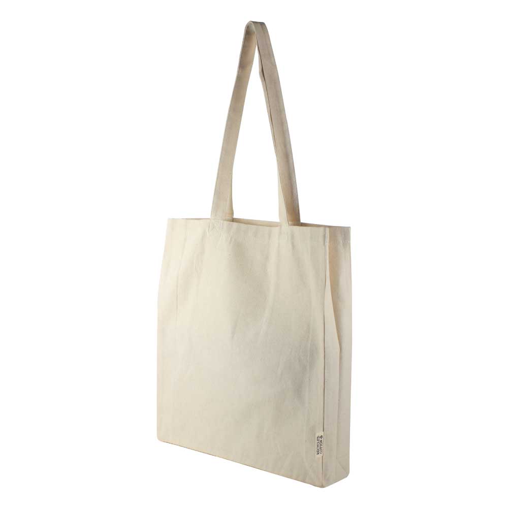Recycled Cotton Tote Bags with Gusset 8 Oz 5