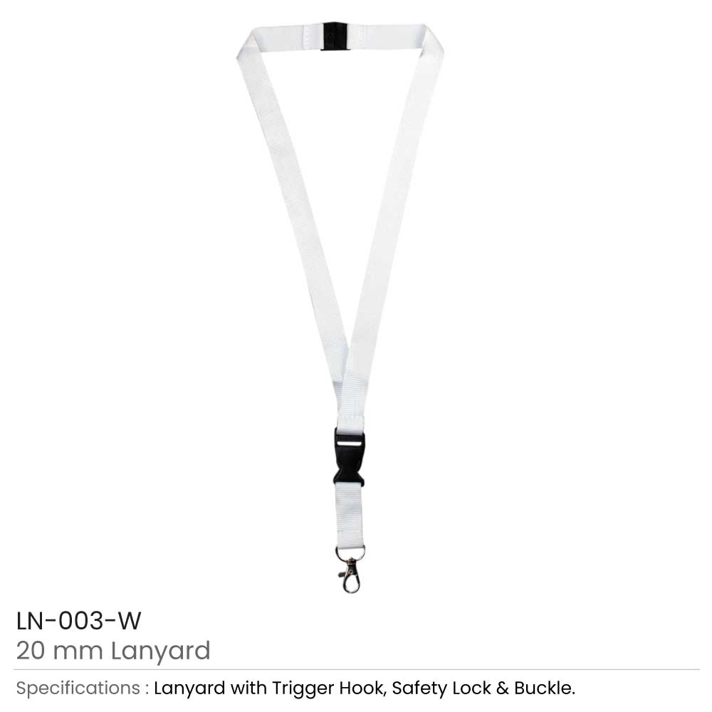 Lanyards with Hook, Safety Lock, and Buckle 9