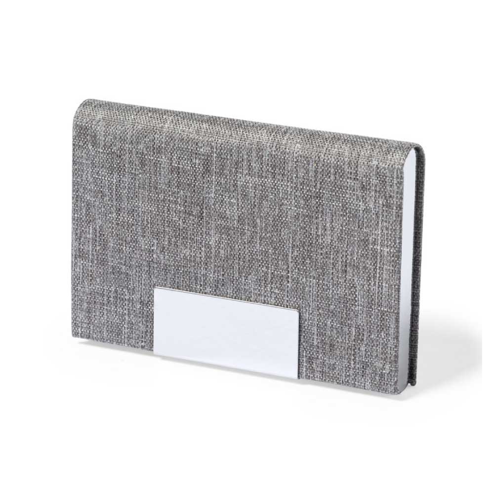 RPET & Chrome Metal Business Card Holder