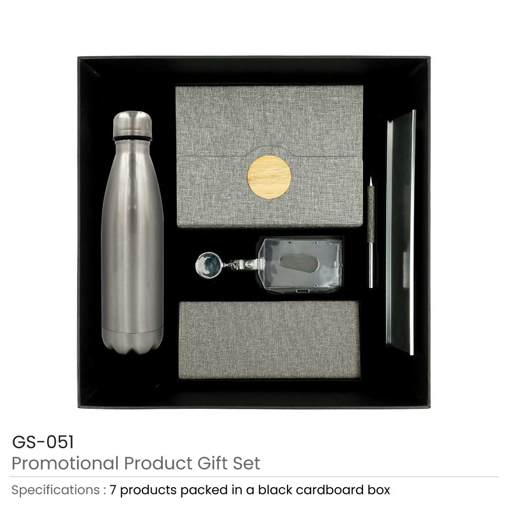Promotional Gift Sets with Black Cardboard Gift Box 3