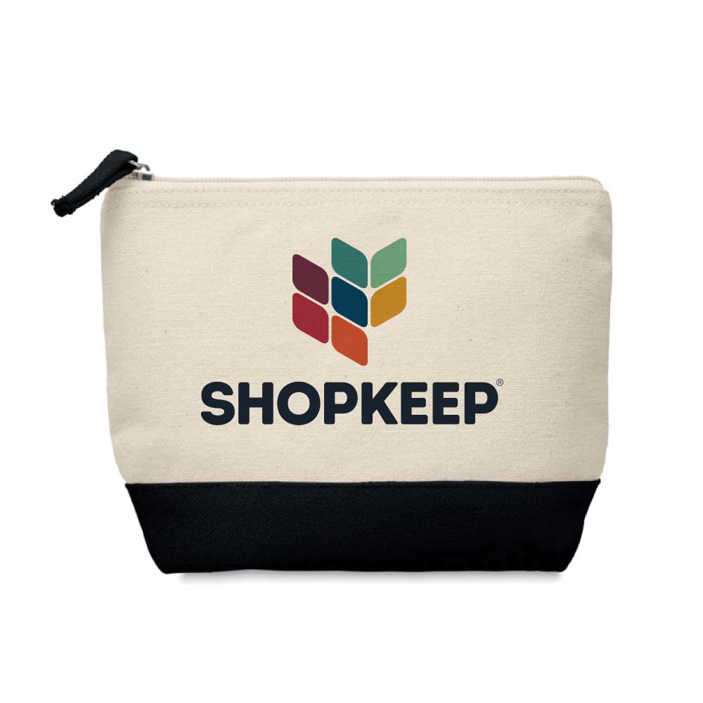 Cotton Canvas Zipper Pouch 2