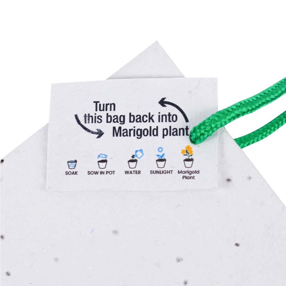 A5 Plantable Marigold Seed Paper Bags 5