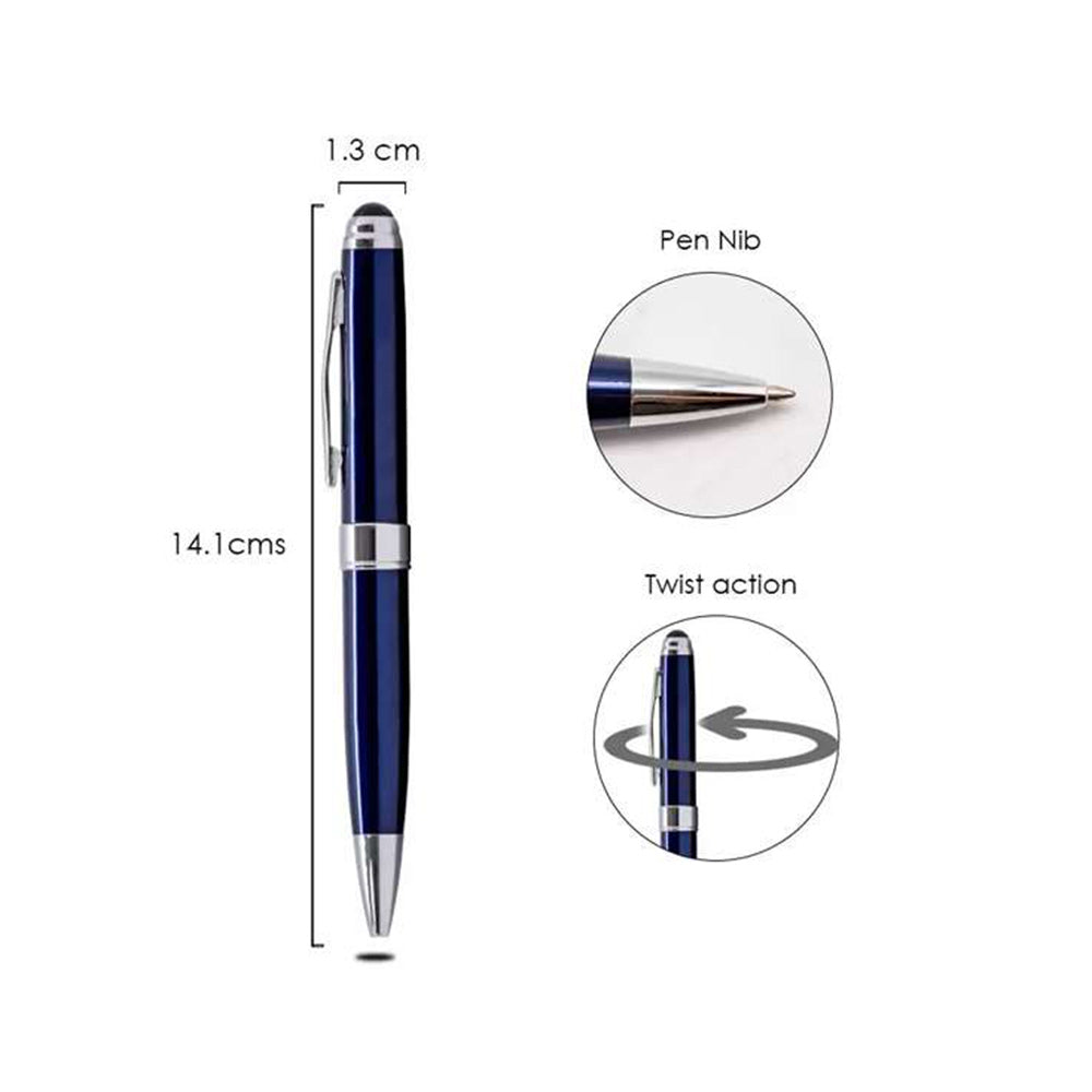 Ballpoint Pen with Silver Trimmings 2