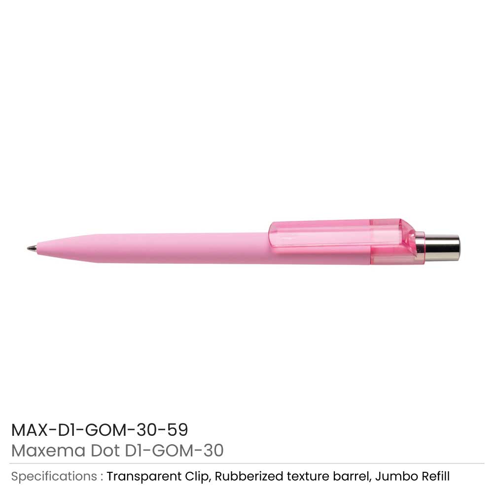 Dot Pens with Transparent Clip 11
