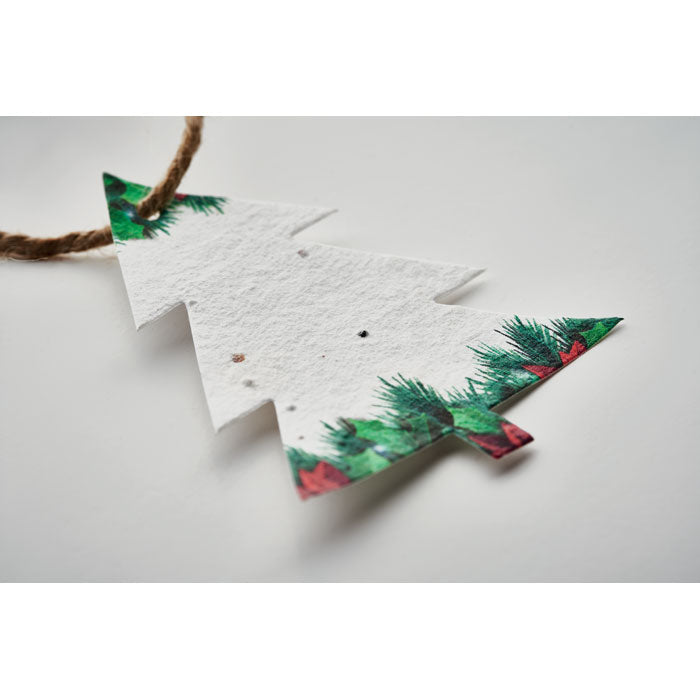 Seed paper Xmas ornament 4