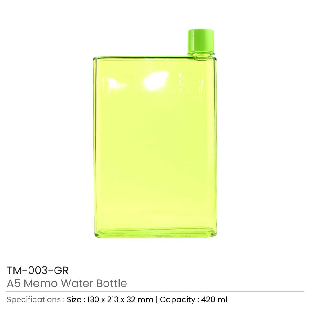 A5 Memo Water Bottles 5