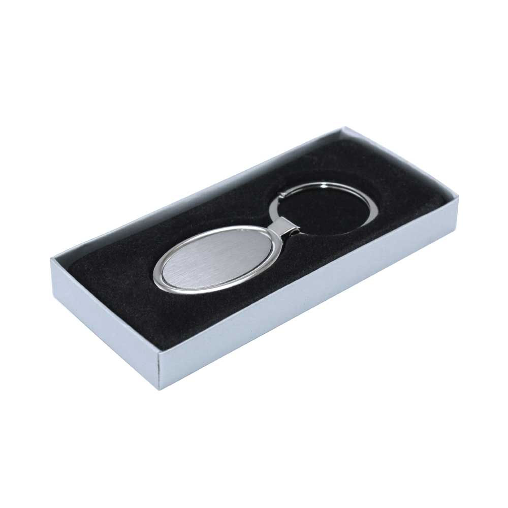 Promotional Oval Metal Keychains 4