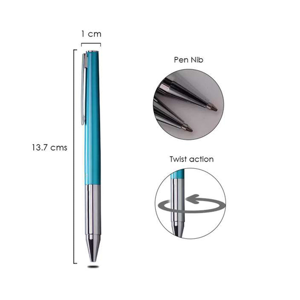 Pearl Blue Finish Ballpoint Pen 2