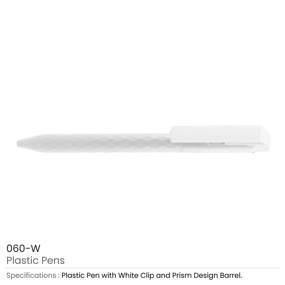 Prism Design Plastic Pens 2