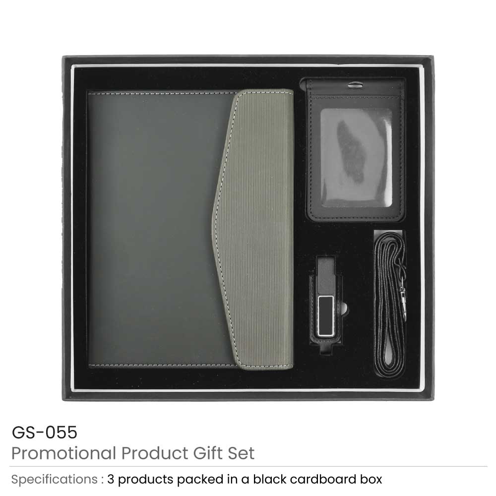 Promotional Gift Sets with Black Cardboard Gift Box 3