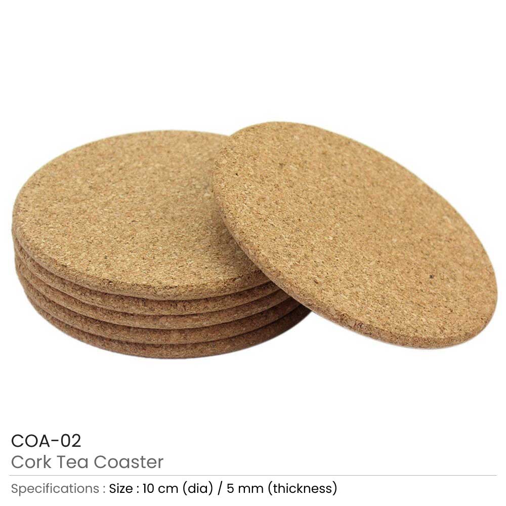 Cork Tea Coasters 3