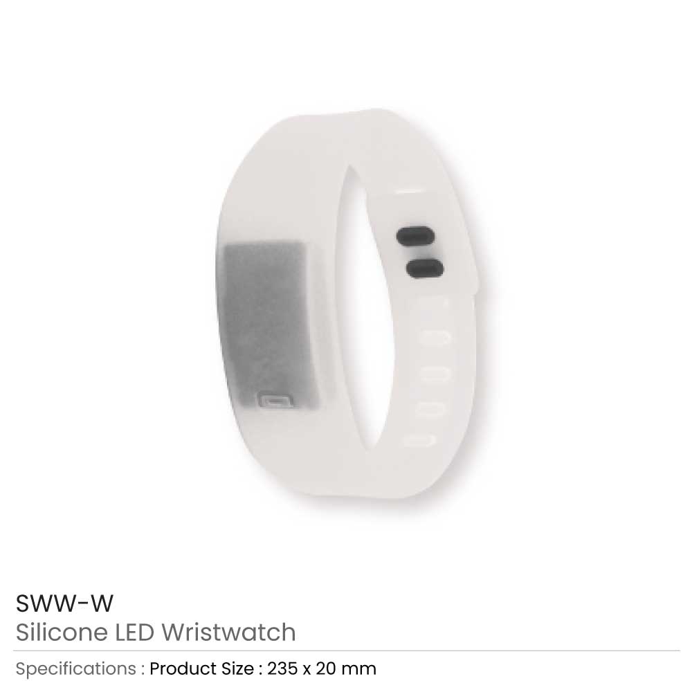 Silicone Wristbands with Digital Watch 9