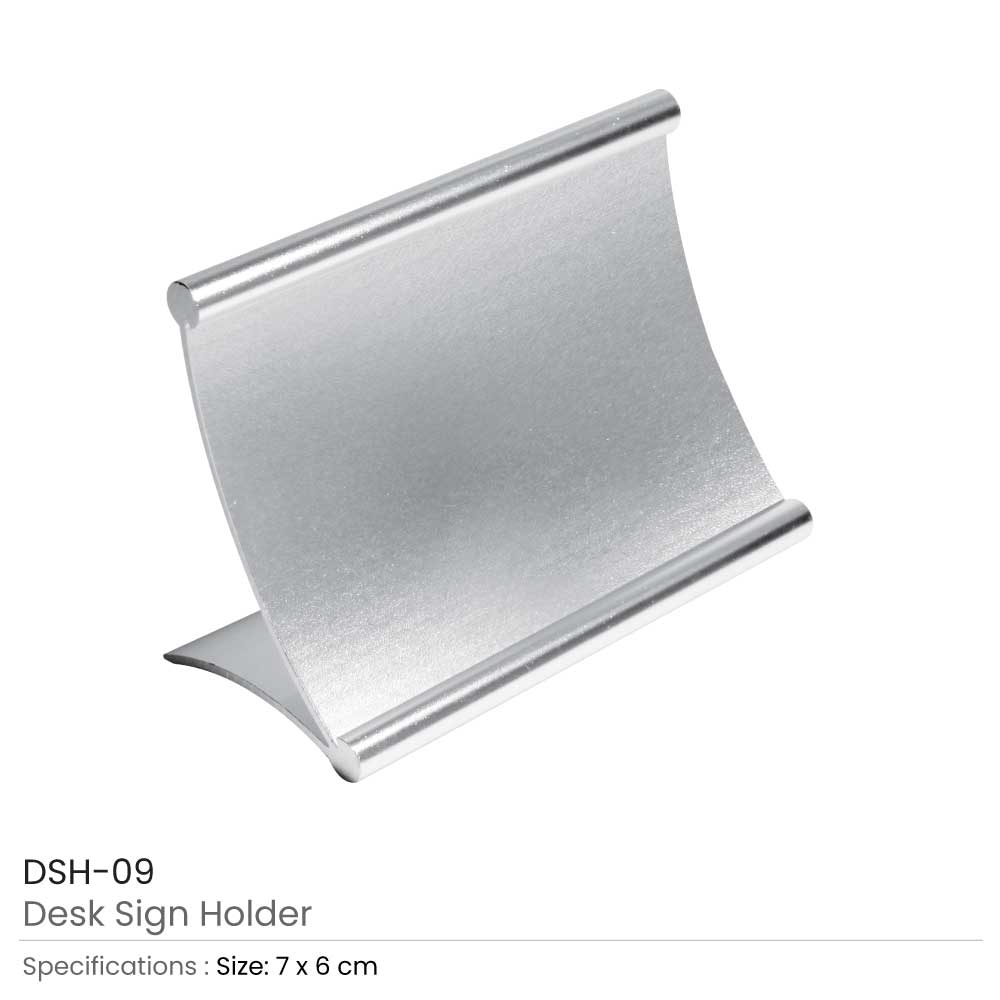 Metal Desk Sign Holders 2