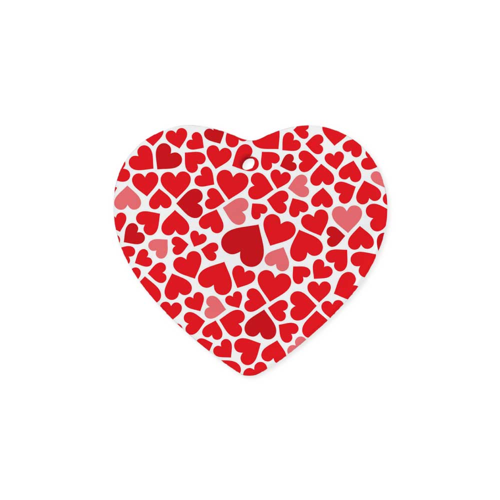 Heart Shaped Ceramic Ornament 2