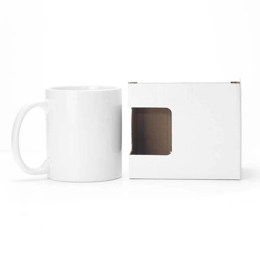 White Sublimation Ceramic Mugs with Box 11 oz 1