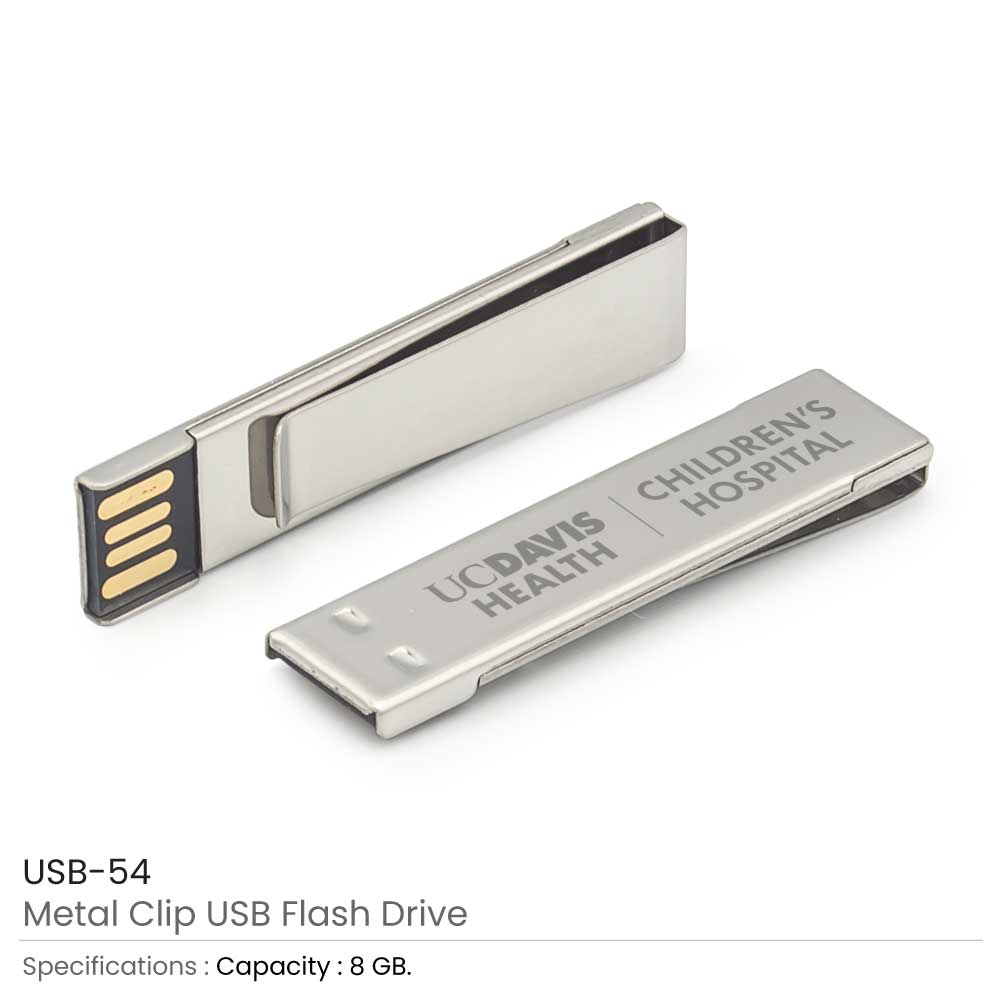 Metal Clip USB Flash Drives 3