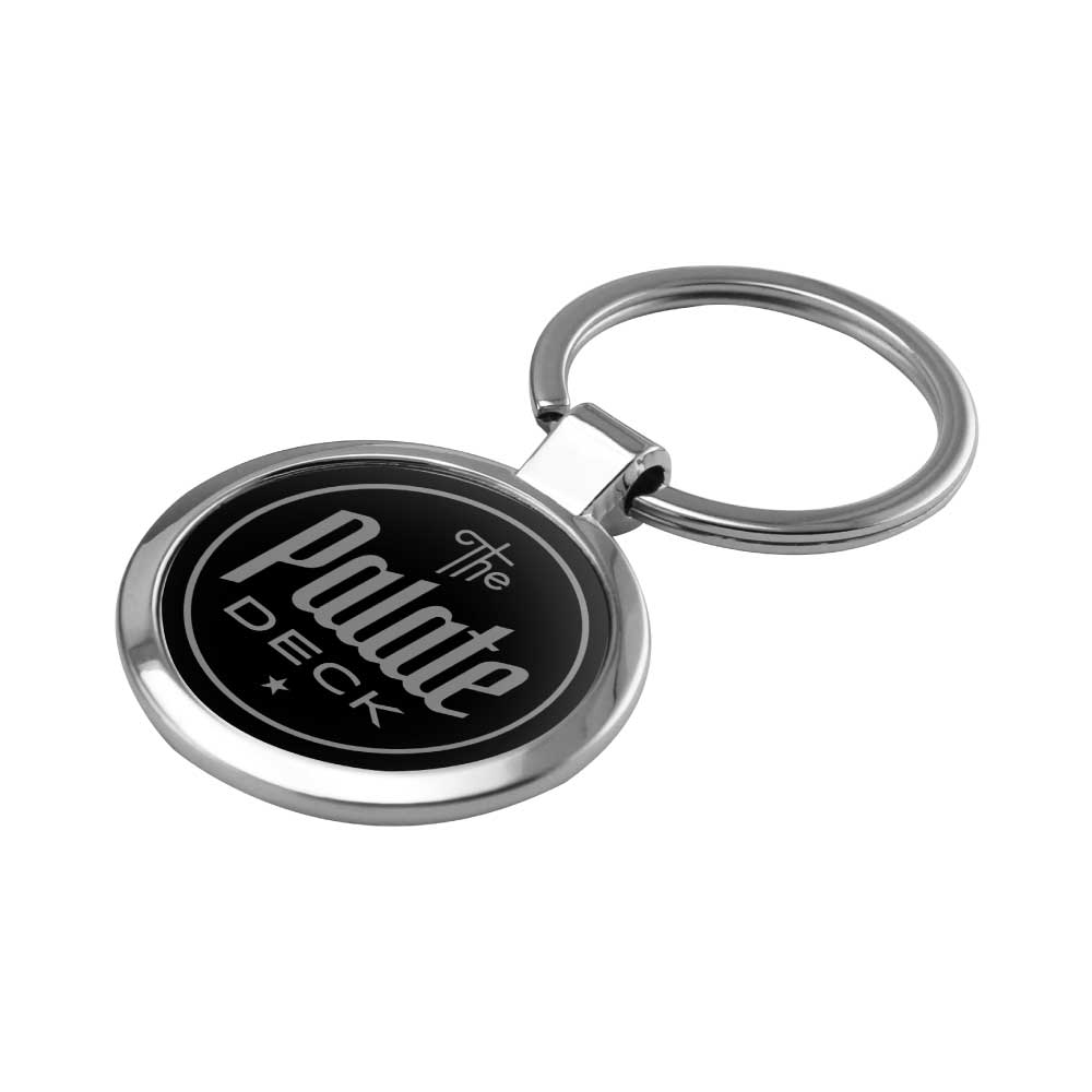 Round Shaped Metal Keychains 2