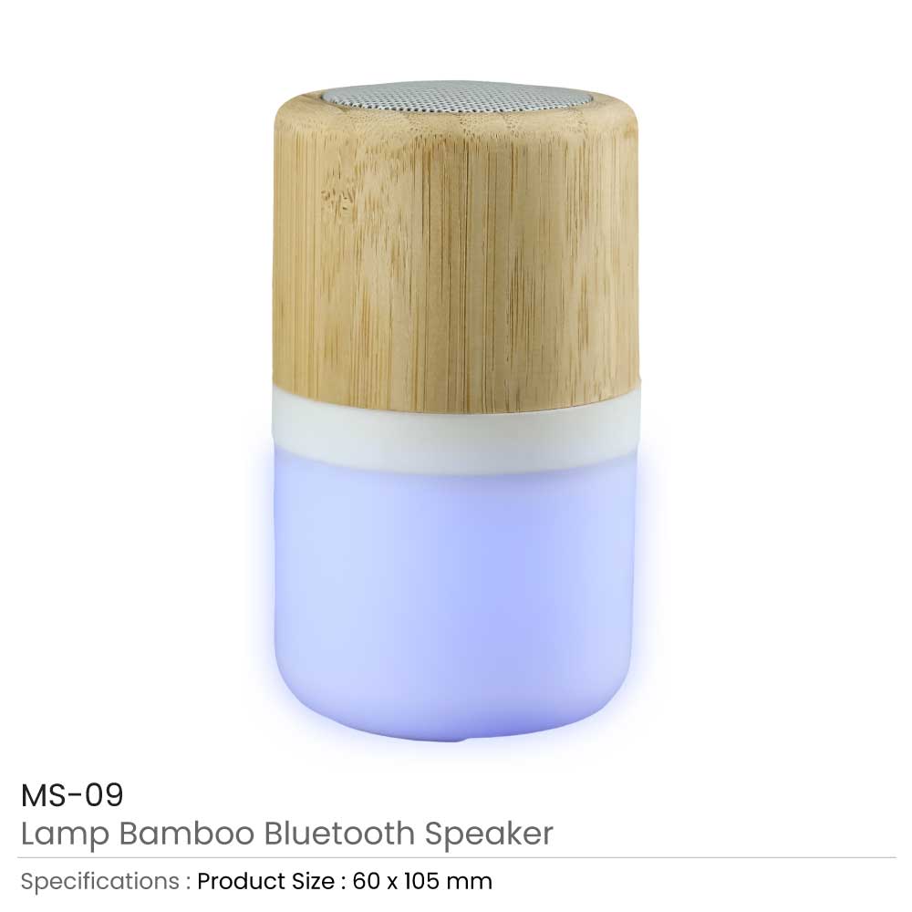 Lamp Bamboo 5.0 Version Bluetooth Speaker 3