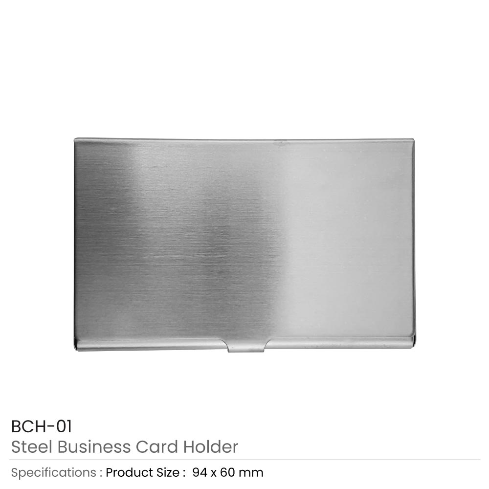Steel Business Card Holder 4