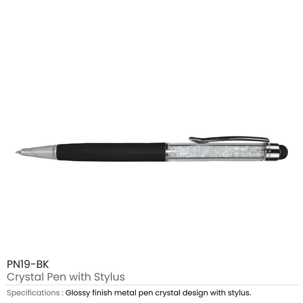 Crystal Pens with Stylus 2