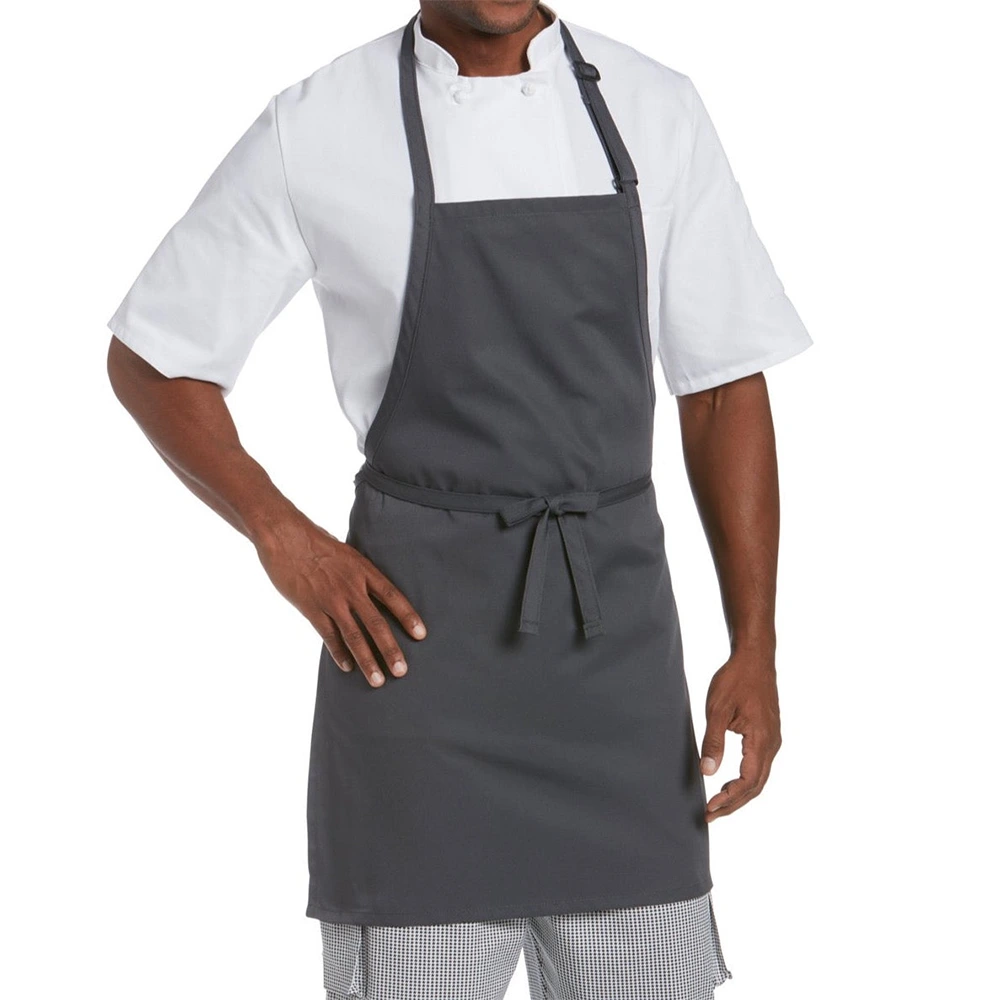 Plain Grey Chef Apron