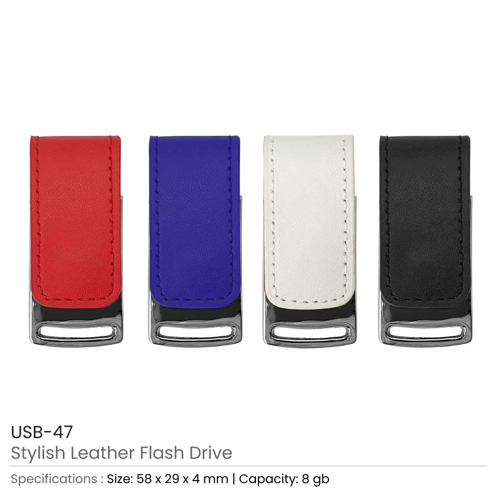 Leather USB Flash Drives 4