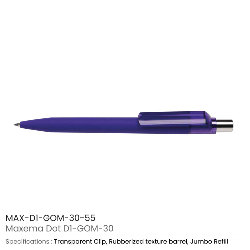 Maxema Dot Pen Transparent Clip 11