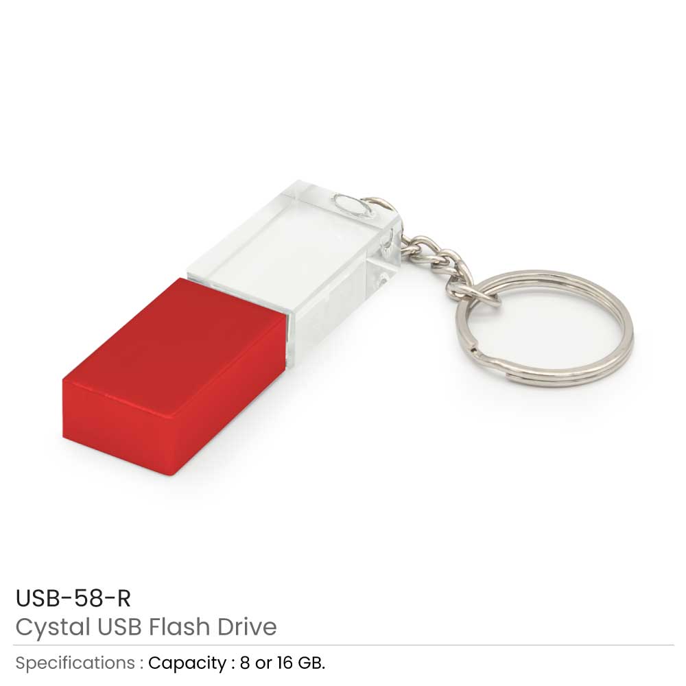 Promotional Crystal USB Flash Drives 8