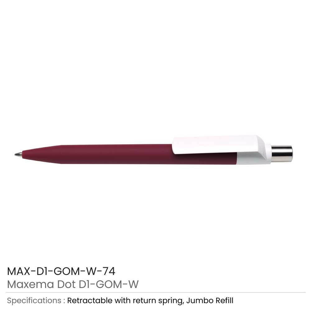 Maxema Dot Pens GOM White 18