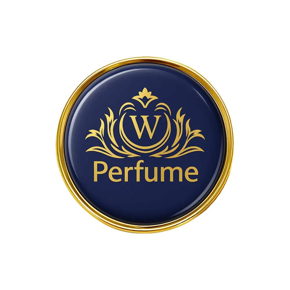 Gold Round Metal Badges with Magnet Attachment 5